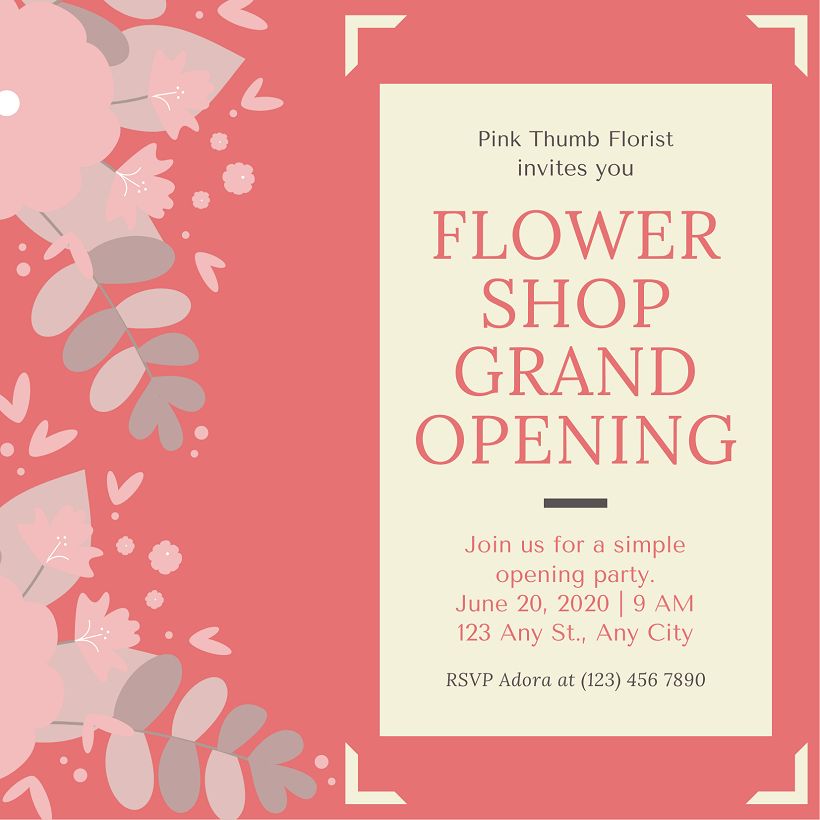 thiep moi khai truong