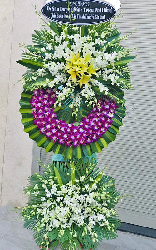 vòng hoa tang lễ tại hà nội