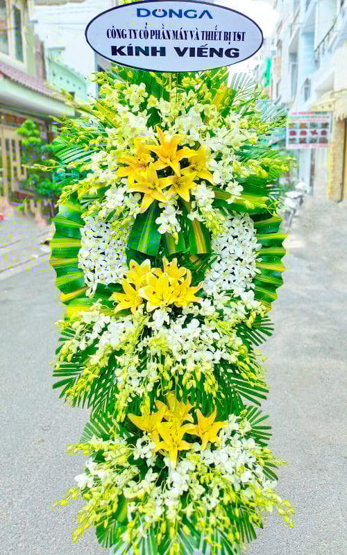 vòng hoa đám tang an giang