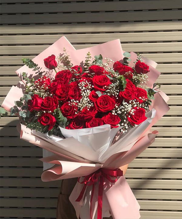Bó hoa chúc mừng tại shop hoa tươi Yên Dũng