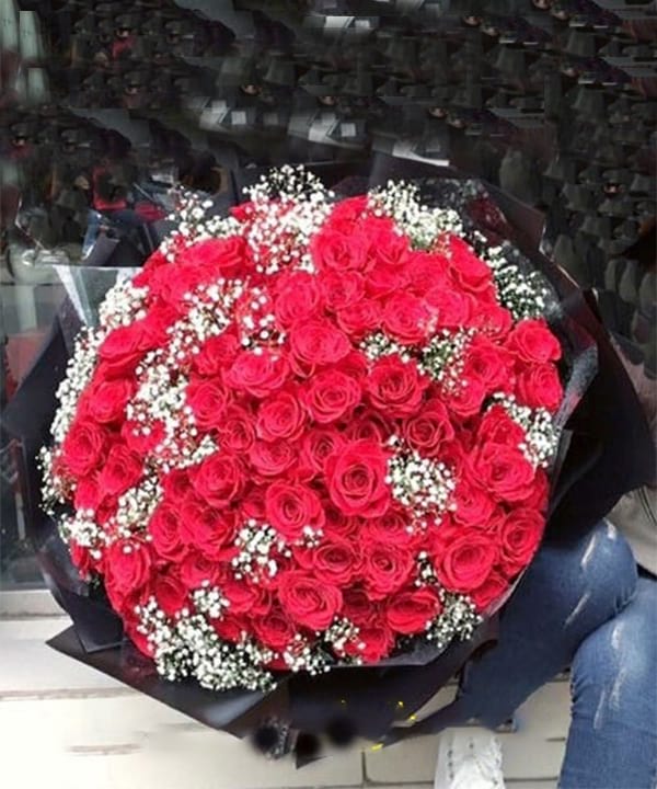 Bó hoa hồng đẹp tại shop hoa tươi Pác Nặm