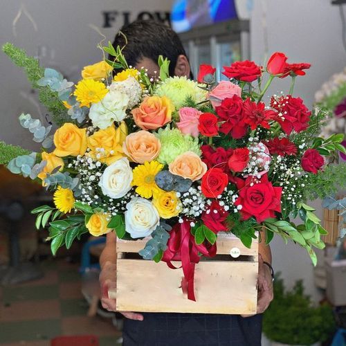 Lãng hoa đẹp khai trương tại shop hoa tươi Giá Rai
