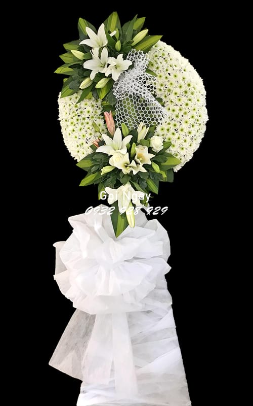 Hoa tang lễ tại shop hoa tươi Châu Thành