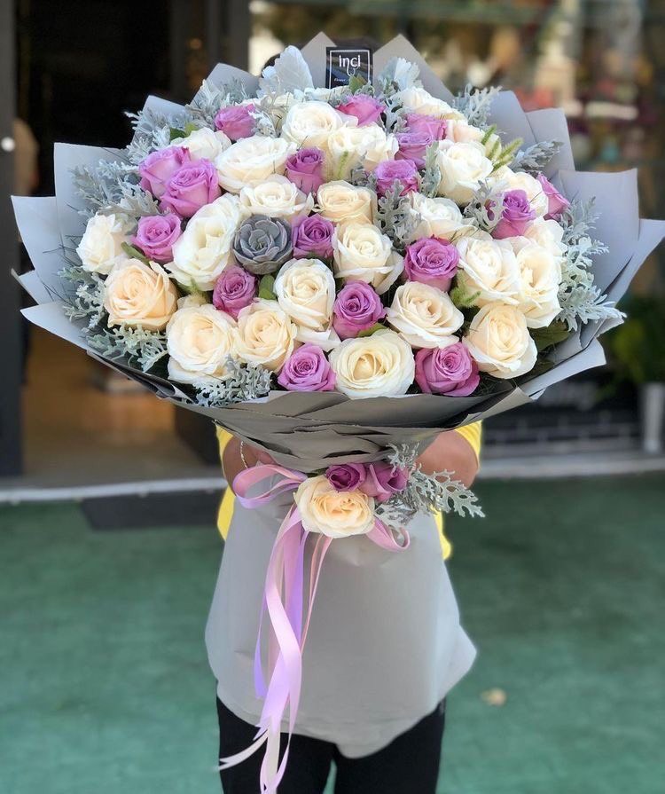 Bó hoa đẹp tại shop hoa tươi Hoài Nhơn