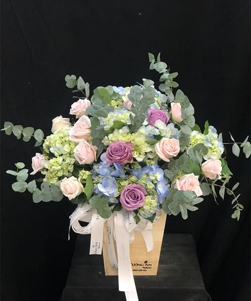 Giỏ hoa đẹp tại shop hoa tươi Phù Mỹ