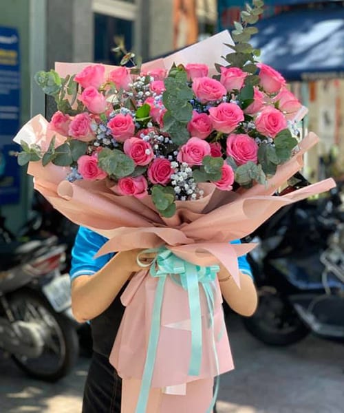 Bó hoa sinh nhật tại shop hoa tươi Tây Sơn