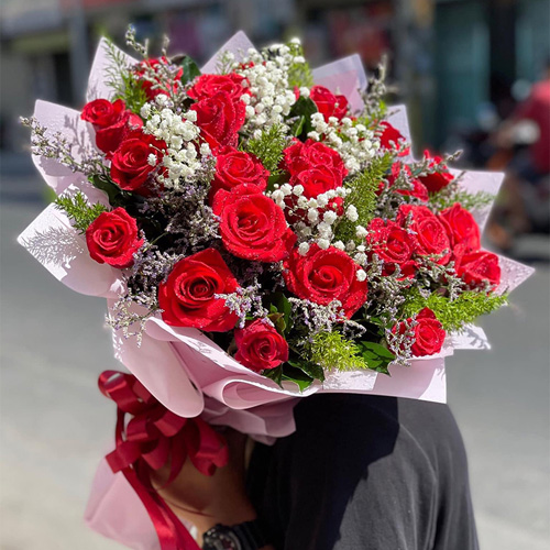 Bó hoa sinh nhật tại shop hoa Chơn Thành
