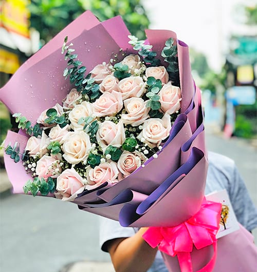 Bó hoa đẹp chúc mừng sinh nhật tại shop hoa tươi Đồng Xoài
