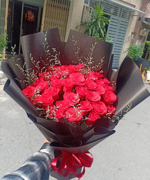 Bó hoa đẹp tại shop hoa tươi Phú Riềng