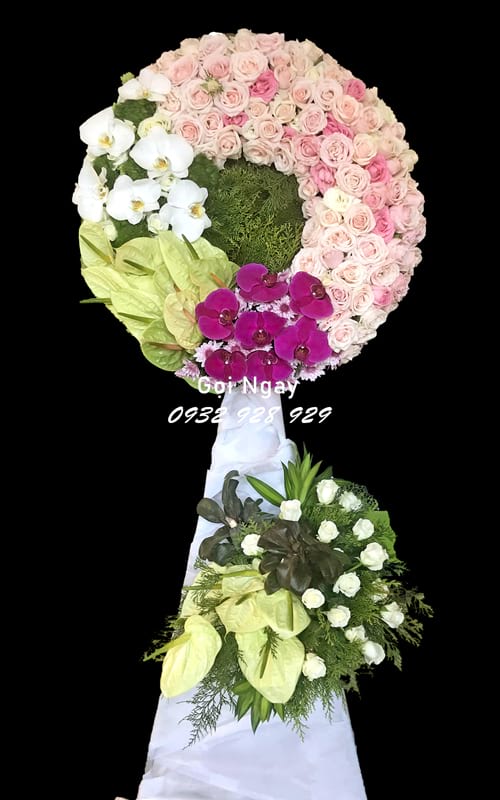 Hoa tang lễ tại shop hoa tươi Phú Riềng