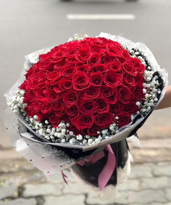 Bó hoa hồng đẹp tại shop hoa tươi phước long