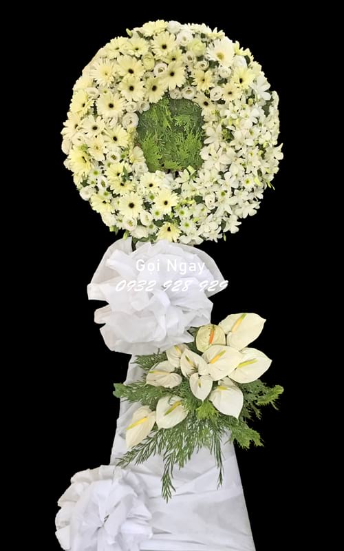 hoa tang lễ tại shop hoa tươi Hàm Tân