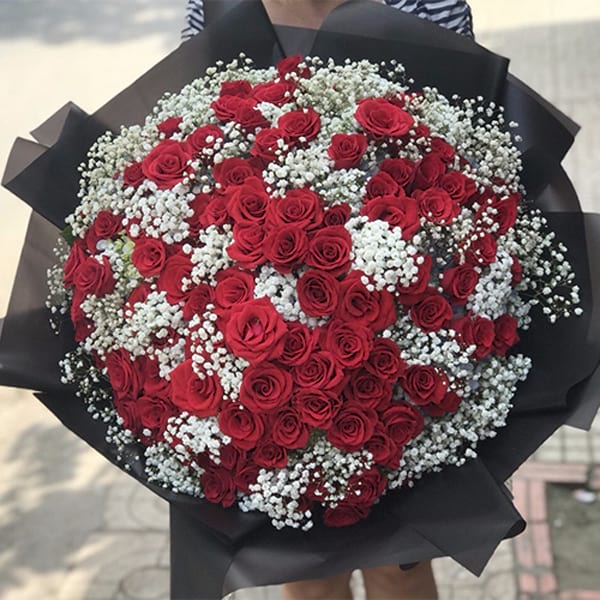 Bó hoa hồng đẹp tại shop hoa tươi Phan Thiết