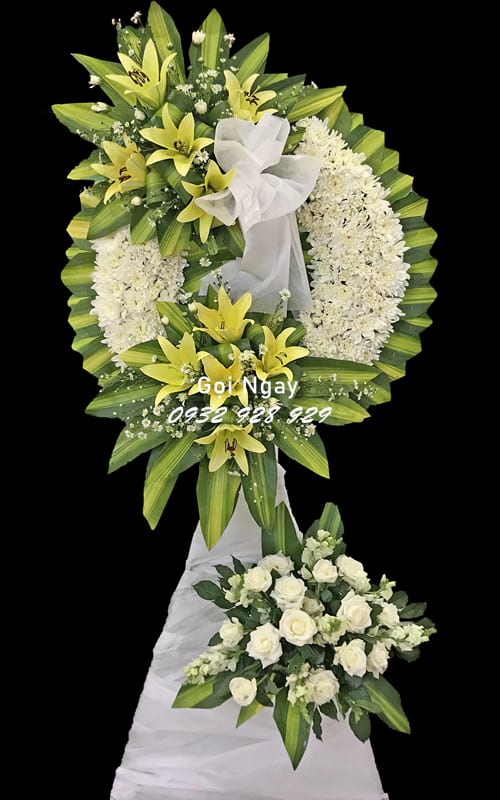 Hoa tang lễ tại shop hoa tươi Phú Quý