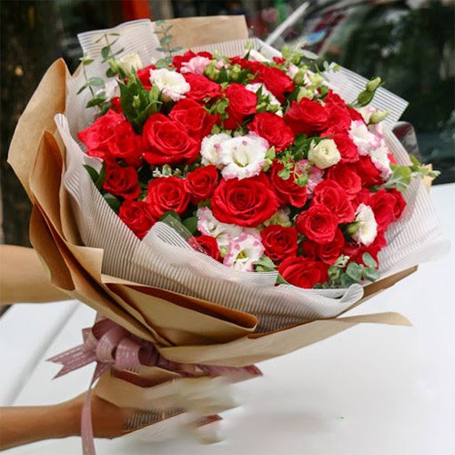Bó hoa đẹp tại shop hoa tươi Bảo Lâm