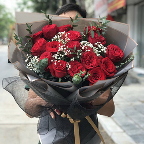 Bó hoa đẹp tại shop hoa tươi Quảng Uyên