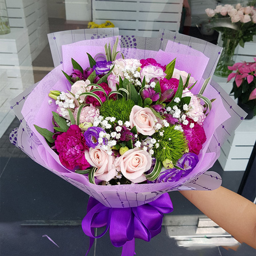 Bó hoa đẹp tại shop hoa tươi Trùng Khánh