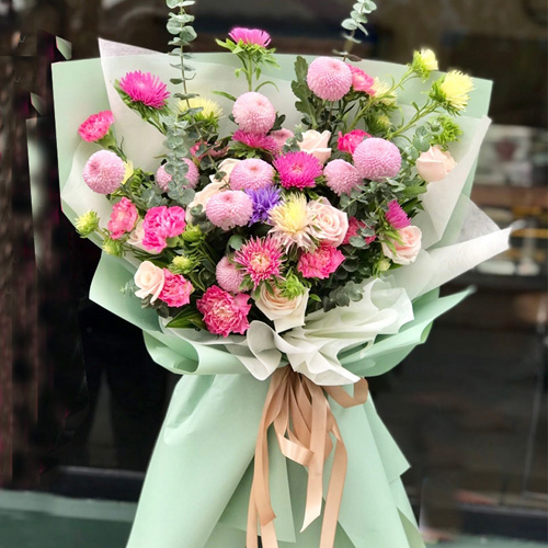 Bó hoa đẹp tại shop hoa tươi Lai Vung