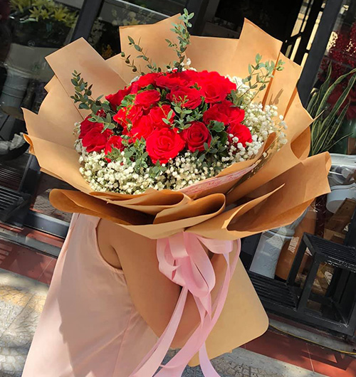 Bó hoa đẹp tại shop hoa tươi Lấp Vò