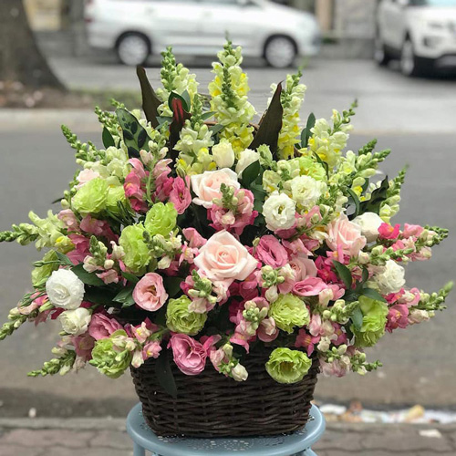 Lẵng hoa đẹp tại shop hoa tươi An Khê