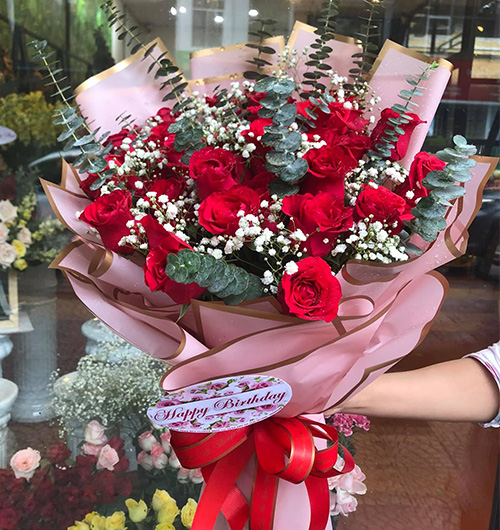 Bó hoa đẹp tại shop hoa tươi Hoàng Su Phì