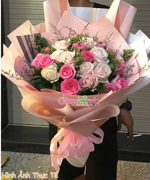 Bó hoa tình yêu tại shop hoa tươi Hà Nam