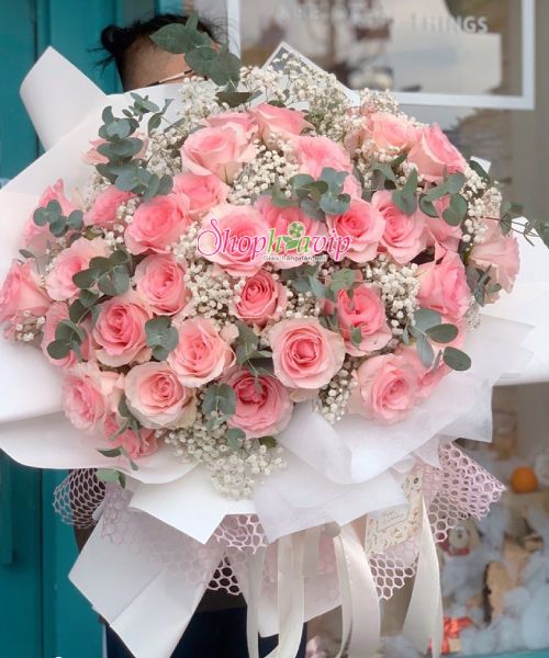 Bó hoa hồng tình yêu tại shop hoa tươi Hà Tĩnh