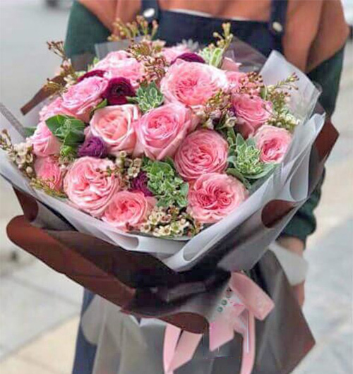 Bó hoa đẹp tại shop hoa tươi Hồng Lĩnh