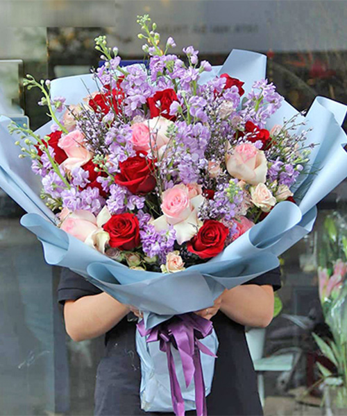 Bó hoa đẹp tại shop hoa tươi Lộc Hà