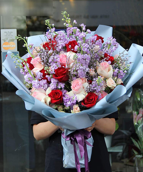 Bó hoa đẹp tại shop hoa tươi Kim Thành