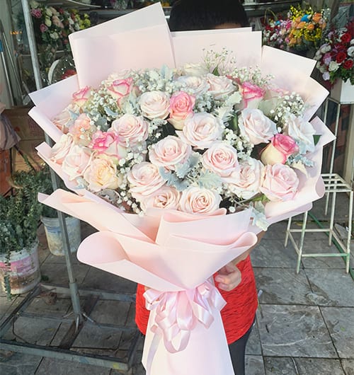 Bó hoa đẹp tại shop hoa tươi Ngô Quyền