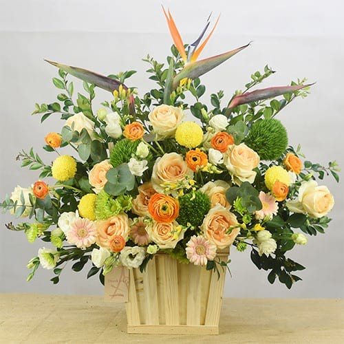 Giỏ hoa sinh nhật tại shop hoa tươi Vĩnh Bảo Hải Phòng