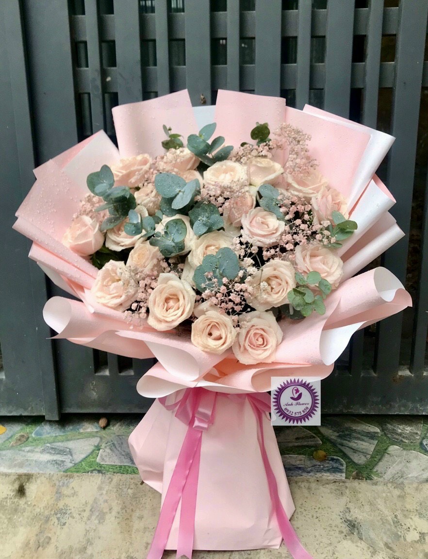 Bó hoa đẹp tại shop hoa tươi Yên Thủy