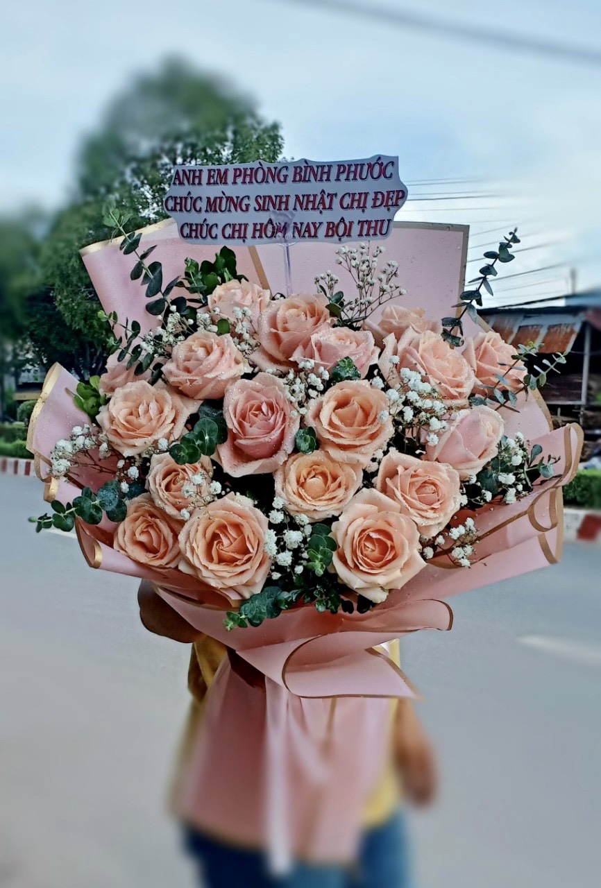 Bó hoa đẹp tại shop hoa Bình Gia
