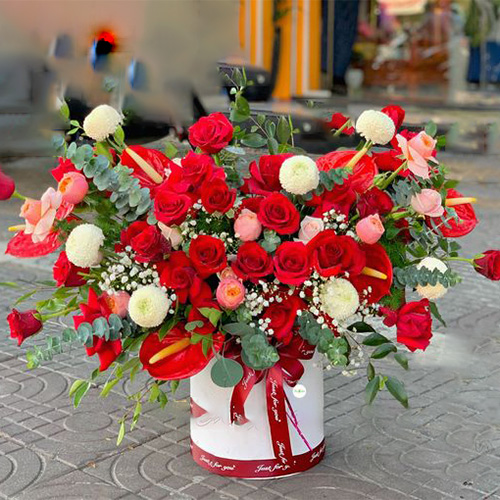 Giỏ hoa đẹp chúc mừng sinh nhật tại shop hoa Lộc Bình