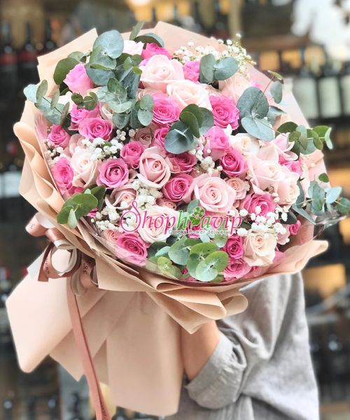 Bó hoa tình yêu tại shop hoa tươi Lào Cai