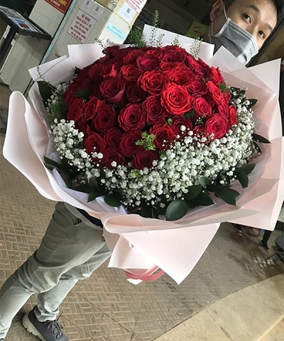 Bó hoa hồng đẹp tại shop hoa tươi Anh Sơn