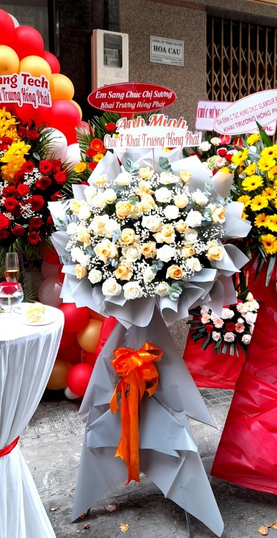 Hoa khai trương tại shop hoa tươi Diễn Châu