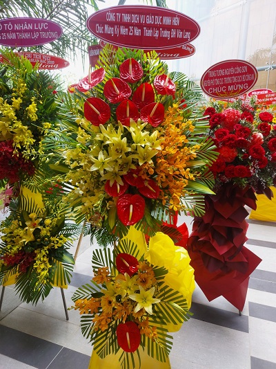 Hoa khai trương tại shop hoa tươi Đô Lương