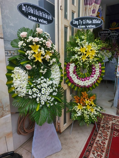 Hoa tang lễ tại shop hoa tươi Đô Lương