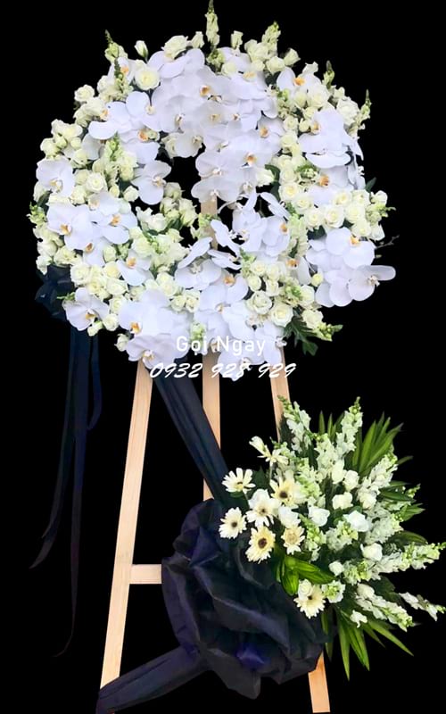 Hoa tang lễ tại shop hoa tươi Quỳ Châu