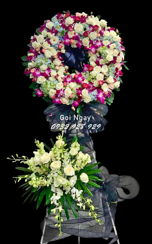 Hoa tang lễ tại shop hoa tươi Quỳ Hợp