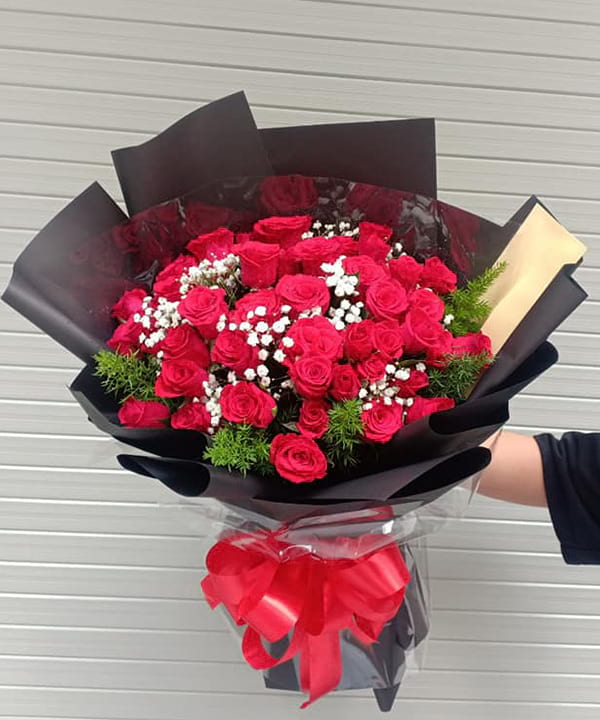 Bó hoa hồng đỏ đẹp tại shop hoa tươi Thanh Chương