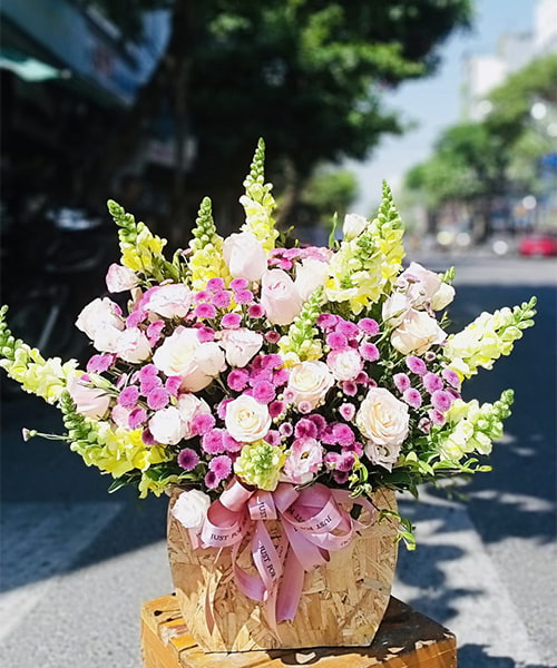 Lãng hoa đẹp tại shop hoa tươi Yên Mô