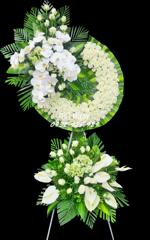 Hoa tang lễ tại shop hoa tươi Hạ Hòa Đoan Hùng