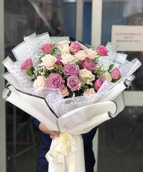 Bó hoa đẹp tại shop hoa tươi Đồng Xuân