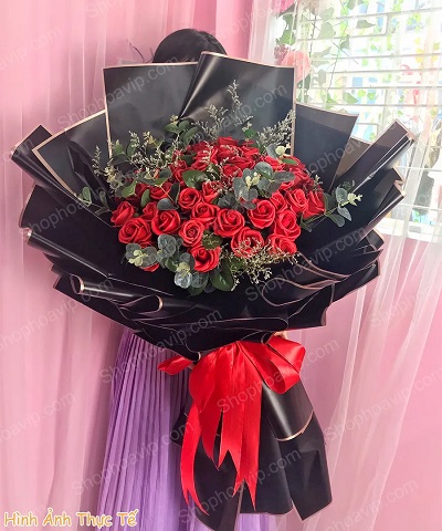 Bó hoa sáp đẹp tại shop hoa tươi Sơn Hòa