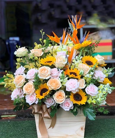 Hoa sinh nhật tại shop hoa tươi Sông Hinh