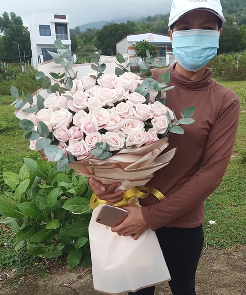 Bó hoa đẹp tại shop hoa tươi Quảng Ninh