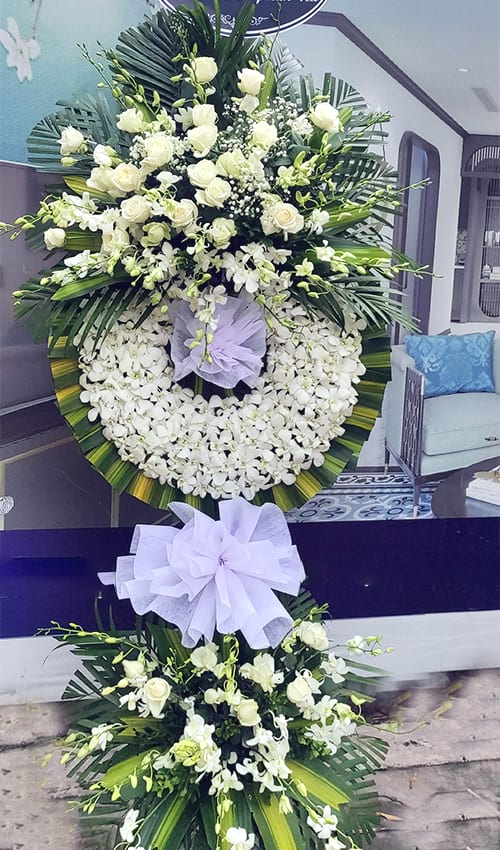 Hoa tang lễ tại shop hoa tươi Đông Hà